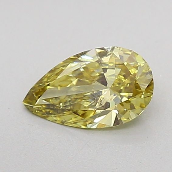 Loose Diamond - PEAR 0.5ct Fancy Vivid Yellow I1: Loose Diamond - PEAR 0.5ct Fancy Vivid Yellow I1 Source: This is a real non-mined Diamond that has been grown in a lab Shape: PEAR Carats: 0.5 Color: Fancy Vivid Yellow Certification: NONE Video: