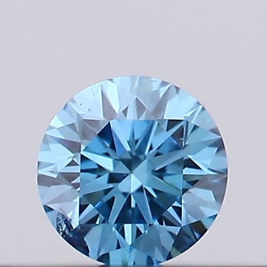 Loose Diamond - ROUND 0.13ct Fancy Vivid Blue SI2: Loose Diamond - ROUND 0.13ct Fancy Vivid Blue SI2 Source: This is a real non-mined Diamond that has been grown in a lab Shape: ROUND Carats: 0.13 Color: Fancy Vivid Blue Certification: IGI Video: