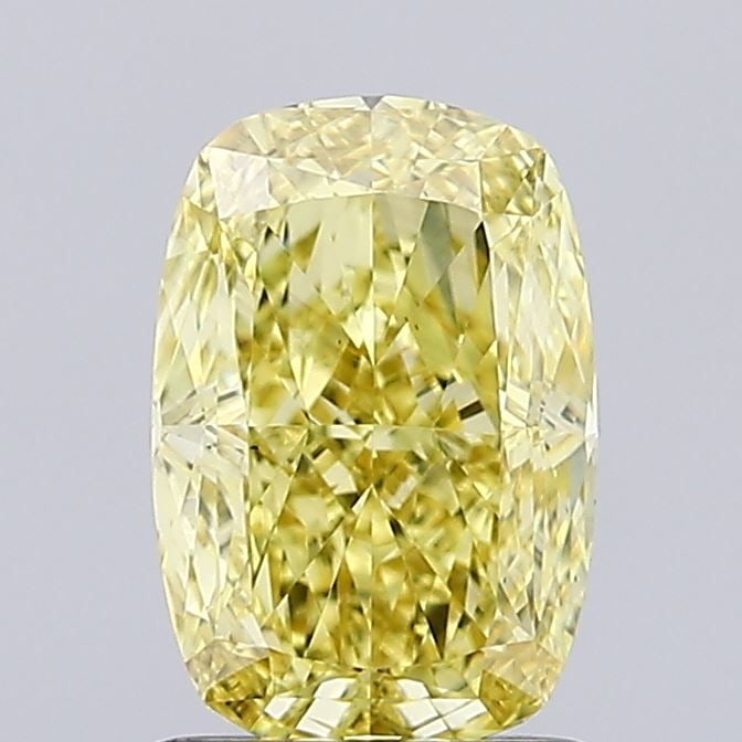 Loose Diamond - CUSHION MODIFIED 1.54ct Fancy Intense Yellow VS1 (1 of 1)