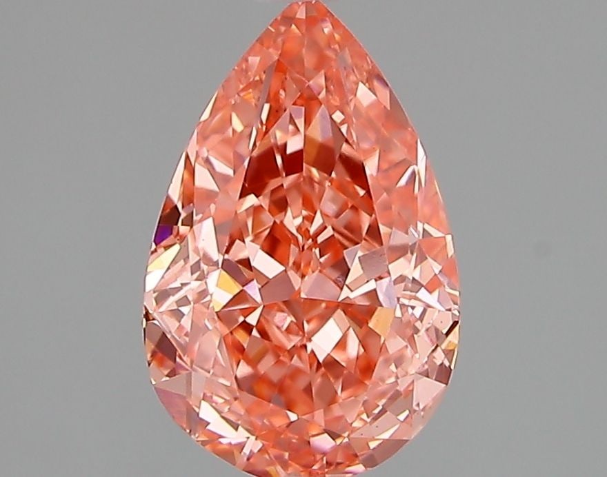 Loose Diamond - PEAR 1.63ct Fancy Vivid Pink VVS2 (1 of 1)