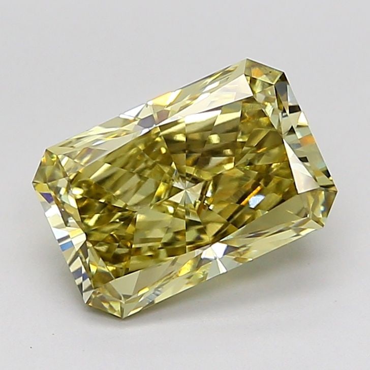 Loose Diamond - RADIANT 2.5ct Fancy Gray Yellow VVS2 (1 of 1)