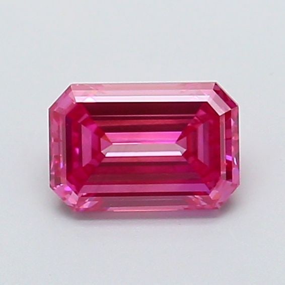 Loose Diamond - EMERALD 0.8ct Fancy Vivid Pink VVS2 (1 of 1)