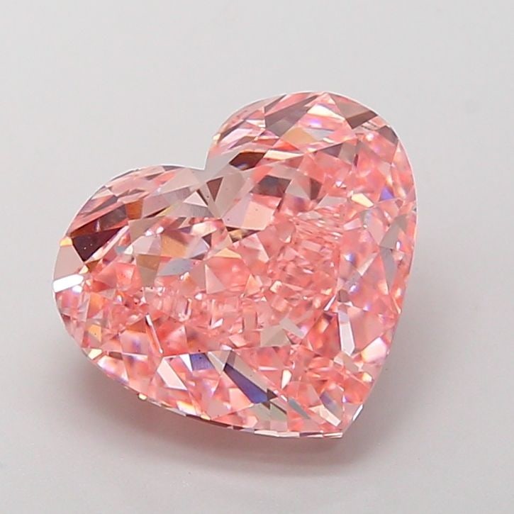 Loose Diamond - HEART 7.0ct Fancy Vivid Pink VS2: Loose Diamond - HEART 7.0ct Fancy Vivid Pink VS2 Source: This is a real non-mined Diamond that has been grown in a lab Shape: HEART Carats: 7.0 Color: Fancy Vivid Pink Certification: IGI Video: