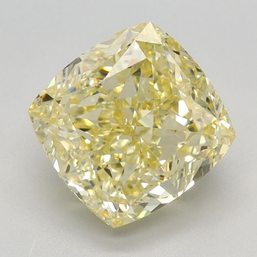 Loose Diamond - CUSHION MODIFIED 2.9ct Fancy Intense Yellow VS1: Loose Diamond - CUSHION MODIFIED 2.9ct Fancy Intense Yellow VS1 Source: This is a real non-mined Diamond that has been grown in a lab Shape: CUSHION MODIFIED Carats: 2.9 Color: Fancy Intense Yellow