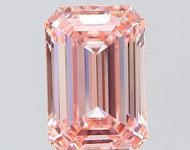 Loose Diamond - EMERALD 3.58ct Fancy Intense Pink VVS2 (1 of 1)
