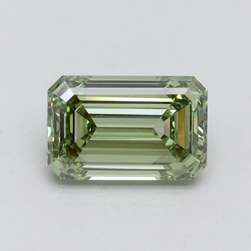 Loose Diamond - EMERALD 1.1ct Fancy Intense Green VVS2 (1 of 1)