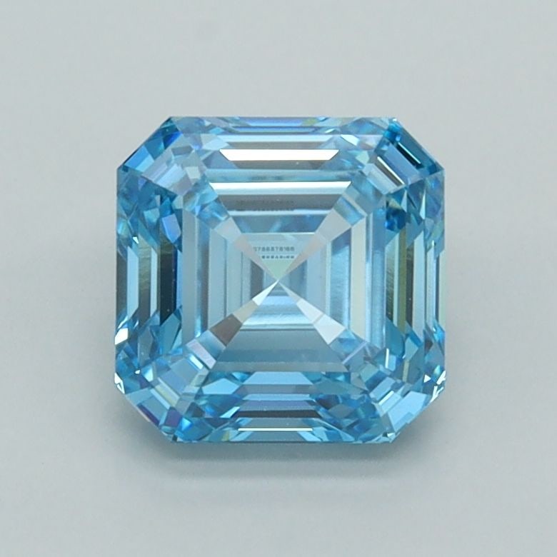 Loose Diamond - ASSCHER 1.5ct Fancy Vivid Blue VVS1: Loose Diamond - ASSCHER 1.5ct Fancy Vivid Blue VVS1 Source: This is a real non-mined Diamond that has been grown in a lab Shape: ASSCHER Carats: 1.5 Color: Fancy Vivid Blue Certification: IGI Video: