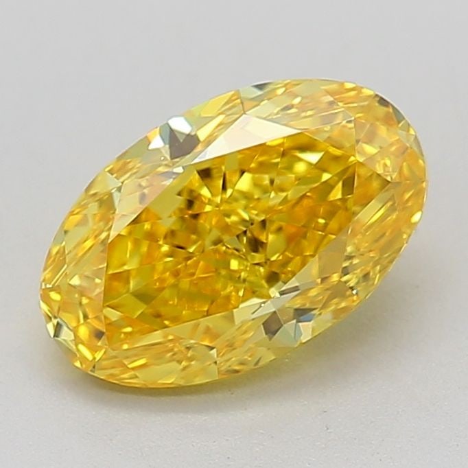 Loose Diamond - OVAL 0.9ct Fancy Vivid Yellow VVS1 (1 of 1)