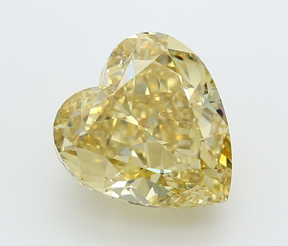 Loose Diamond - HEART 5.03ct Fancy Intense Yellow VVS2 (1 of 1)