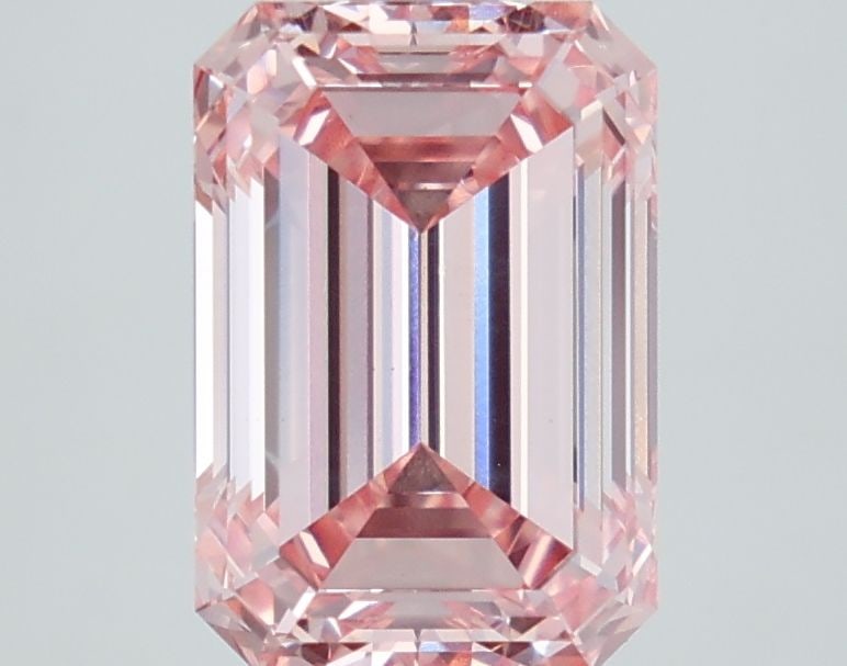 Loose Diamond - EMERALD 2.77ct Fancy Intense Pink VS1 (1 of 1)