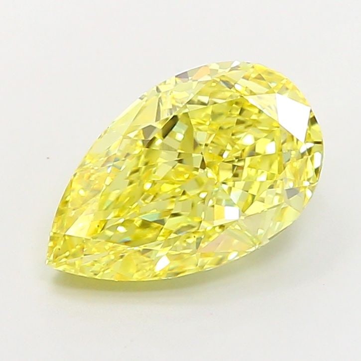 Loose Diamond - PEAR 4.02ct Fancy Vivid Yellow VS1: Loose Diamond - PEAR 4.02ct Fancy Vivid Yellow VS1 Source: This is a real non-mined Diamond that has been grown in a lab Shape: PEAR Carats: 4.02 Color: Fancy Vivid Yellow Certification: IGI Video:
