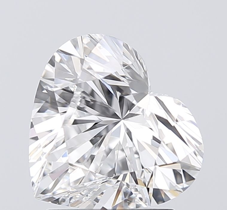 Loose Diamond - HEART 2.03ct D VVS2: Loose Diamond - HEART 2.03ct D VVS2 Source: This is a real non-mined Diamond that has been grown in a lab Shape: HEART Carats: 2.03 Color: D Clarity: VVS2 Certification: IGI Video: Video Link The