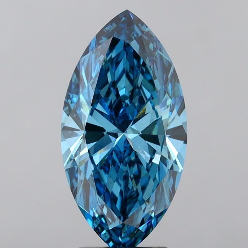 Loose Diamond - MARQUISE 5.02ct Fancy Vivid Blue VS2 (1 of 1)