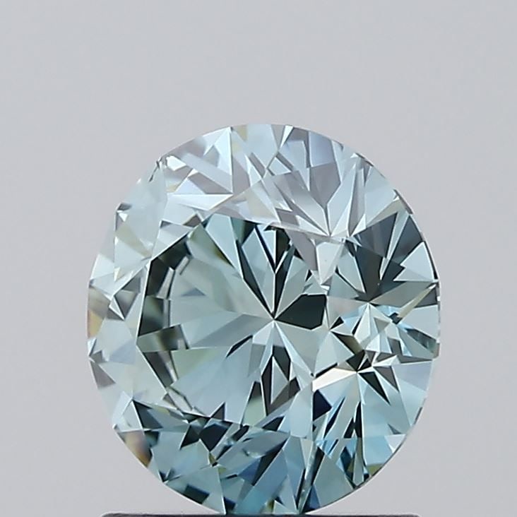 Loose Diamond - ROUND 1.25ct Fancy Vivid Greenish Blue SI1: Loose Diamond - ROUND 1.25ct Fancy Vivid Greenish Blue SI1 Source: This is a real non-mined Diamond that has been grown in a lab Shape: ROUND Carats: 1.25 Color: Fancy Vivid Greenish Blue
