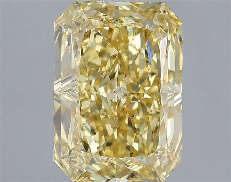 Loose Diamond - RADIANT 3.59ct Fancy Intense Yellow VS1: Loose Diamond - RADIANT 3.59ct Fancy Intense Yellow VS1 Source: This is a real non-mined Diamond that has been grown in a lab Shape: RADIANT Carats: 3.59 Color: Fancy Intense Yellow Certification: