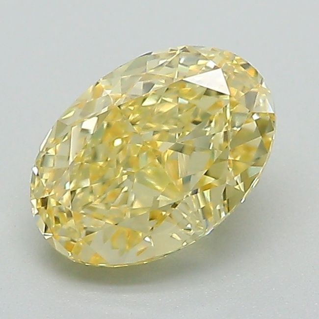 Loose Diamond - OVAL 1.25ct Fancy Intense Yellow VVS2: Loose Diamond - OVAL 1.25ct Fancy Intense Yellow VVS2 Source: This is a real non-mined Diamond that has been grown in a lab Shape: OVAL Carats: 1.25 Color: Fancy Intense Yellow Certification: IGI