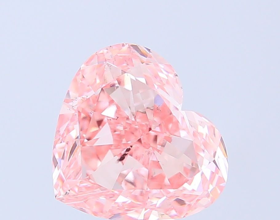 Loose Diamond - HEART 5.01ct Fancy Vivid Pink VS2: Loose Diamond - HEART 5.01ct Fancy Vivid Pink VS2 Source: This is a real non-mined Diamond that has been grown in a lab Shape: HEART Carats: 5.01 Color: Fancy Vivid Pink Certification: IGI Video: