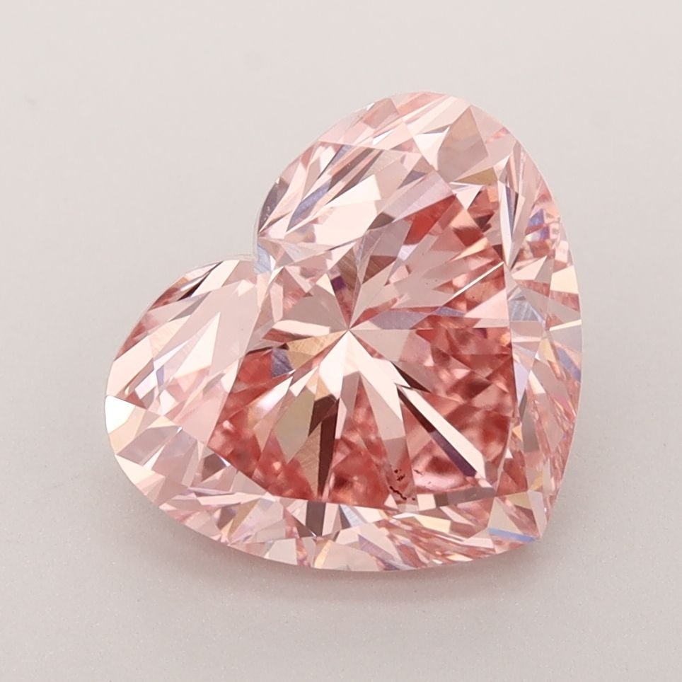 Loose Diamond - HEART 3.5ct Fancy Vivid Pink VS1: Loose Diamond - HEART 3.5ct Fancy Vivid Pink VS1 Source: This is a real non-mined Diamond that has been grown in a lab Shape: HEART Carats: 3.5 Color: Fancy Vivid Pink Certification: IGI Video:
