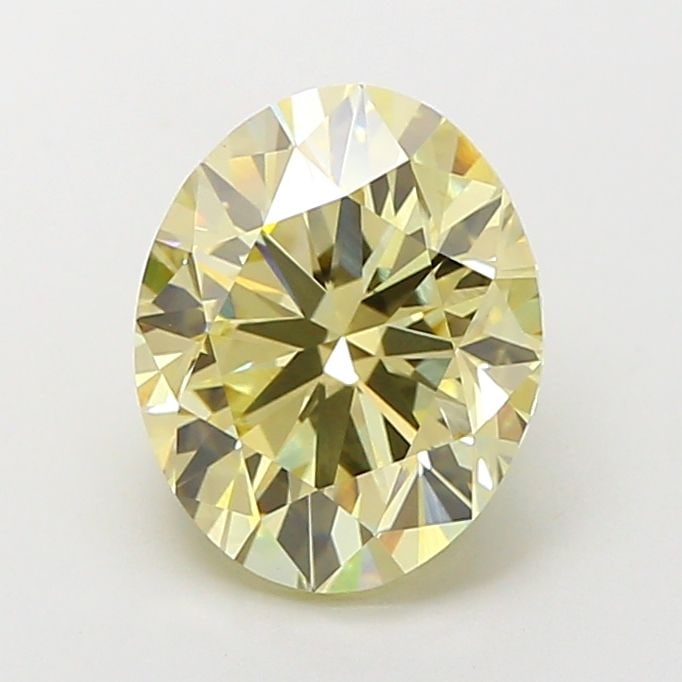 Loose Diamond - OVAL 3.53ct Fancy Light Yellow VS1 (1 of 1)