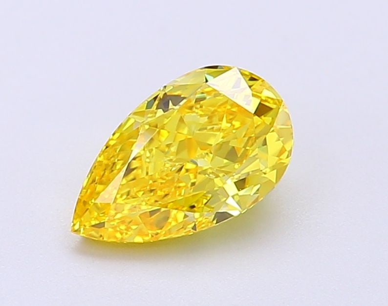 Loose Diamond - PEAR 1.19ct Fancy Vivid Yellow VVS2: Loose Diamond - PEAR 1.19ct Fancy Vivid Yellow VVS2 Source: This is a real non-mined Diamond that has been grown in a lab Shape: PEAR Carats: 1.19 Color: Fancy Vivid Yellow Certification: IGI Video: