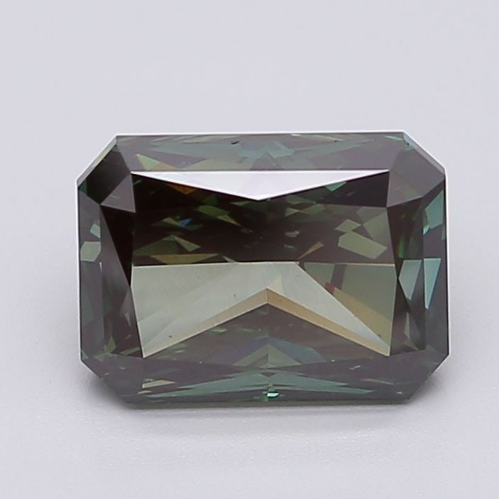 Loose Diamond - RADIANT 3.5ct Fancy Deep Green VS2: Loose Diamond - RADIANT 3.5ct Fancy Deep Green VS2 Source: This is a real non-mined Diamond that has been grown in a lab Shape: RADIANT Carats: 3.5 Color: Fancy Deep Green Certification: IGI Video: