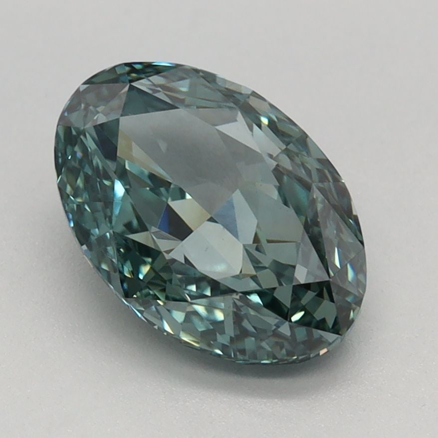 Loose Diamond - OVAL 1.6ct Fancy Vivid Green VVS2 (1 of 1)