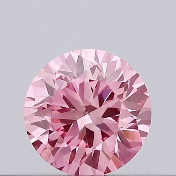 Loose Diamond - ROUND 0.17ct Fancy Vivid Pink VS2 (1 of 1)