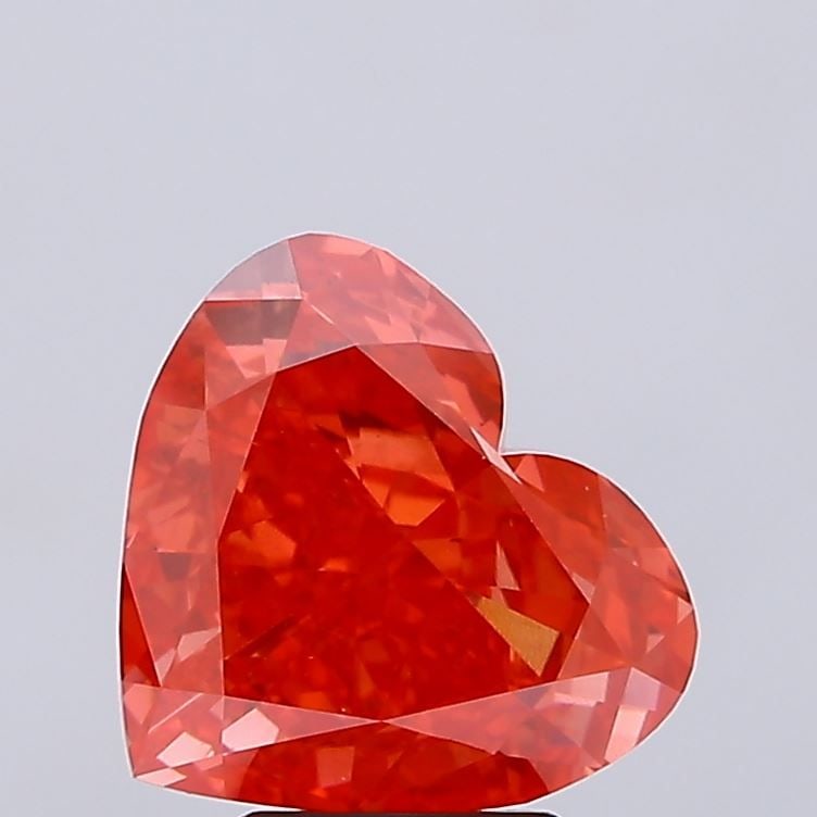 Loose Diamond - HEART 5.08ct Fancy Vivid Red VS2 (1 of 1)