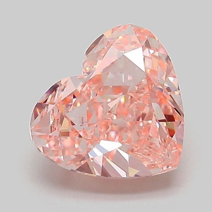 Loose Diamond - HEART 2.0ct Fancy Vivid Pink VS1: Loose Diamond - HEART 2.0ct Fancy Vivid Pink VS1 Source: This is a real non-mined Diamond that has been grown in a lab Shape: HEART Carats: 2.0 Color: Fancy Vivid Pink Certification: IGI Video: