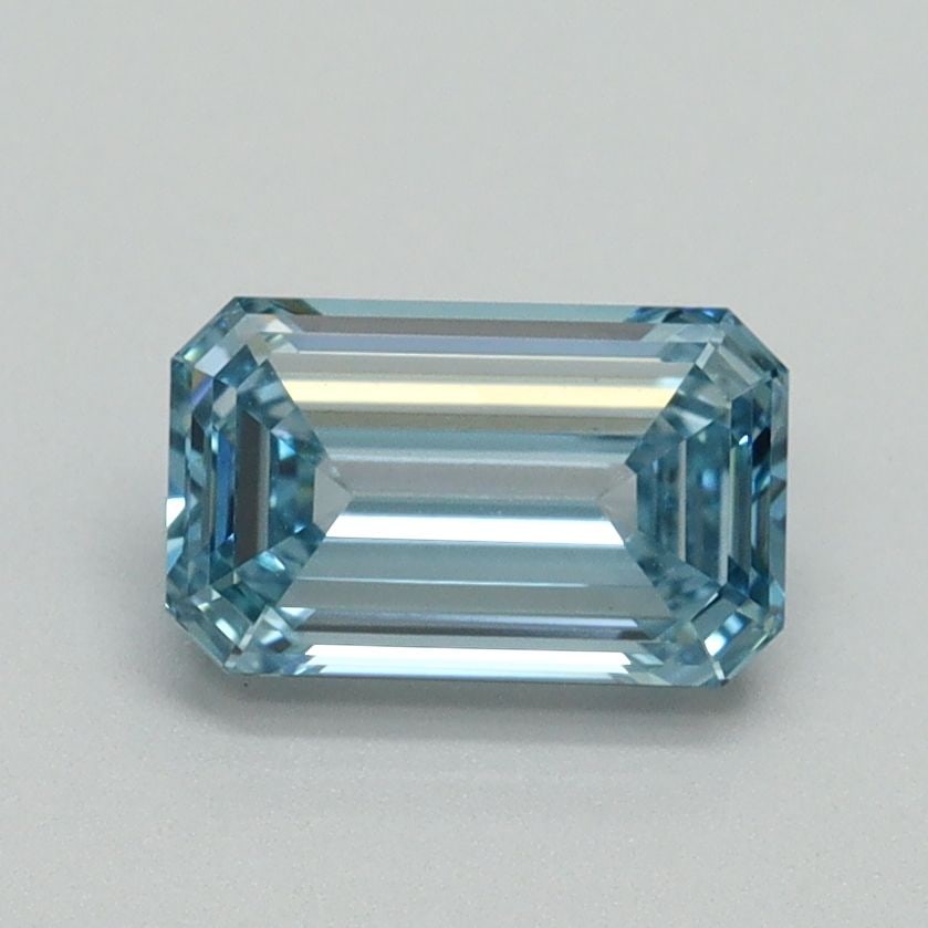 Loose Diamond - EMERALD 1.04ct Fancy Intense Blue VVS2: Loose Diamond - EMERALD 1.04ct Fancy Intense Blue VVS2 Source: This is a real non-mined Diamond that has been grown in a lab Shape: EMERALD Carats: 1.04 Color: Fancy Intense Blue Certification: IGI