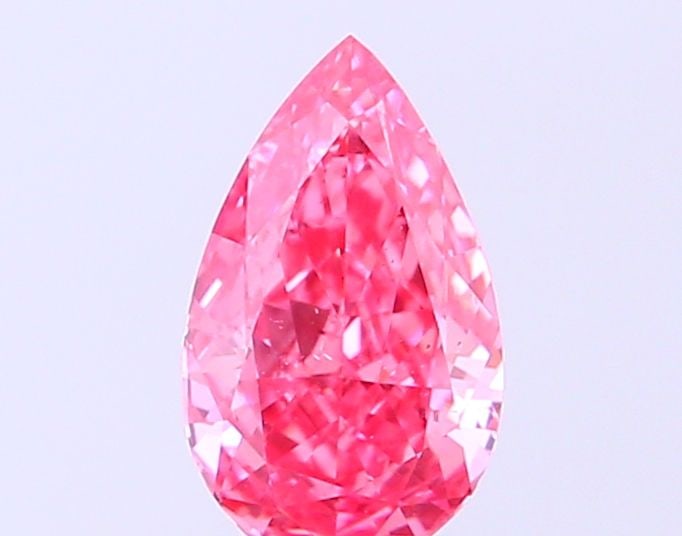 Loose Diamond - PEAR 0.37ct Fancy Vivid Pink SI1: Loose Diamond - PEAR 0.37ct Fancy Vivid Pink SI1 Source: This is a real non-mined Diamond that has been grown in a lab Shape: PEAR Carats: 0.37 Color: Fancy Vivid Pink Certification: IGI Video: