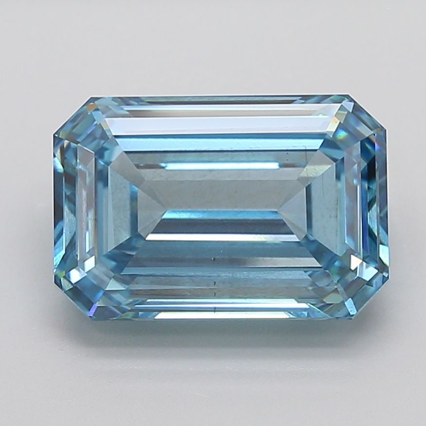 Loose Diamond - EMERALD 10.05ct Fancy Blue VS1 (1 of 1)