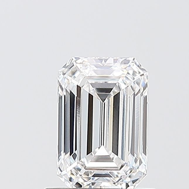 Loose Diamond - EMERALD 1.02ct E VVS2: Loose Diamond - EMERALD 1.02ct E VVS2 Source: This is a real non-mined Diamond that has been grown in a lab Shape: EMERALD Carats: 1.02 Color: E Clarity: VVS2 Certification: IGI Video: