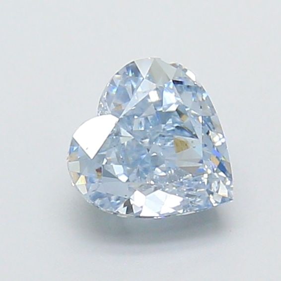 Loose Diamond - HEART 1.01ct Fancy Vivid Blue VS1: Loose Diamond - HEART 1.01ct Fancy Vivid Blue VS1 Source: This is a real non-mined Diamond that has been grown in a lab Shape: HEART Carats: 1.01 Color: Fancy Vivid Blue Certification: IGI Video: