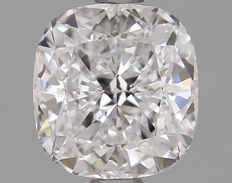 Loose Diamond - CUSHION MODIFIED 1.56ct D VS2: Loose Diamond - CUSHION MODIFIED 1.56ct D VS2 Source: This is a real non-mined Diamond that has been grown in a lab Shape: CUSHION MODIFIED Carats: 1.56 Color: D Clarity: VS2 Certification: IGI