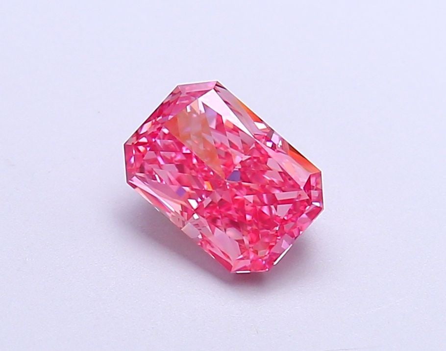 Loose Diamond - RADIANT 1.14ct Fancy Vivid Pink VVS2 (1 of 1)