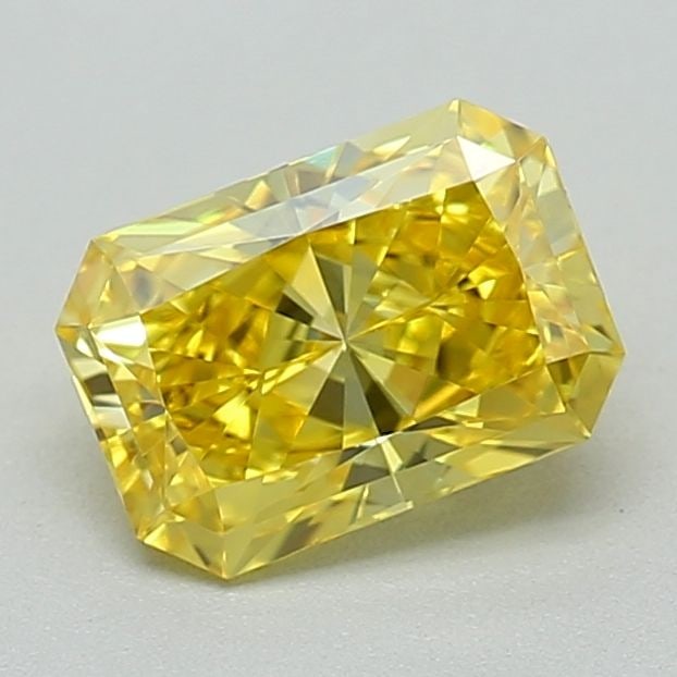 Loose Diamond - RADIANT 0.5ct Fancy Vivid Yellow VVS2: Loose Diamond - RADIANT 0.5ct Fancy Vivid Yellow VVS2 Source: This is a real non-mined Diamond that has been grown in a lab Shape: RADIANT Carats: 0.5 Color: Fancy Vivid Yellow Certification: IGI Vide