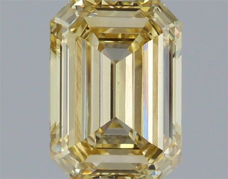 Loose Diamond - EMERALD 1.4ct Fancy Intense Yellow VVS2: Loose Diamond - EMERALD 1.4ct Fancy Intense Yellow VVS2 Source: This is a real non-mined Diamond that has been grown in a lab Shape: EMERALD Carats: 1.4 Color: Fancy Intense Yellow Certification: