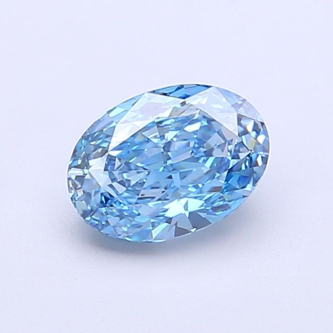 Loose Diamond - OVAL 1.02ct Fancy Vivid Blue VS1: Loose Diamond - OVAL 1.02ct Fancy Vivid Blue VS1 Source: This is a real non-mined Diamond that has been grown in a lab Shape: OVAL Carats: 1.02 Color: Fancy Vivid Blue Certification: IGI Video: