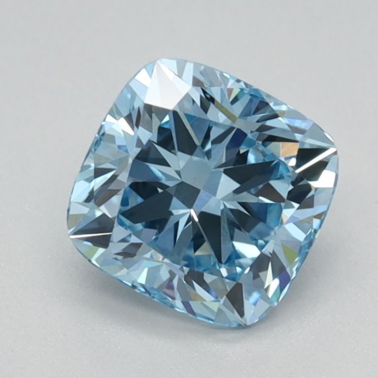 Loose Diamond - CUSHION BRILLIANT 1.07ct Fancy Vivid Blue VS1 (1 of 1)
