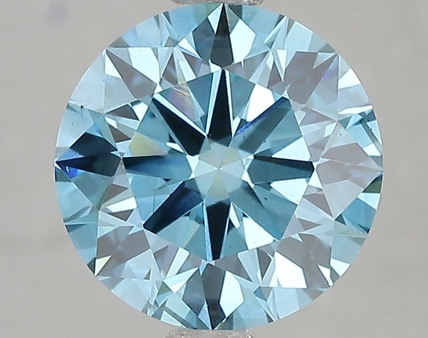 Ideal Loose Diamond - ROUND 3.0ct Fancy Vivid Blue VS2: Ideal Loose Diamond - ROUND 3.0ct Fancy Vivid Blue VS2 Source: This is a real non-mined Diamond that has been grown in a lab Shape: ROUND Carats: 3.0 Color: Fancy Vivid Blue Certification: IGI