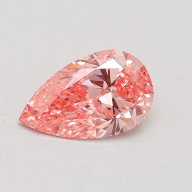 Loose Diamond - PEAR 0.52ct Fancy Vivid Pink SI2: Loose Diamond - PEAR 0.52ct Fancy Vivid Pink SI2 Source: This is a real non-mined Diamond that has been grown in a lab Shape: PEAR Carats: 0.52 Color: Fancy Vivid Pink Certification: IGI Video: