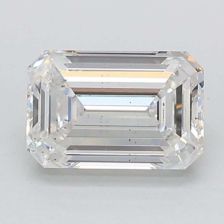 Loose Diamond - EMERALD 2.05ct E SI1: Loose Diamond - EMERALD 2.05ct E SI1 Source: This is a real non-mined Diamond that has been grown in a lab Shape: EMERALD Carats: 2.05 Color: E Clarity: SI1 Certification: IGI Video: