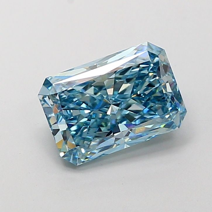 Loose Diamond - RADIANT 2.51ct Fancy Vivid Blue VVS2: Loose Diamond - RADIANT 2.51ct Fancy Vivid Blue VVS2 Source: This is a real non-mined Diamond that has been grown in a lab Shape: RADIANT Carats: 2.51 Color: Fancy Vivid Blue Certification: IGI