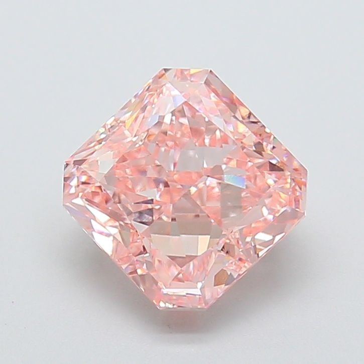 Loose Diamond - SQUARE RADIANT 4.06ct Fancy Intense Pink VS1 (1 of 1)