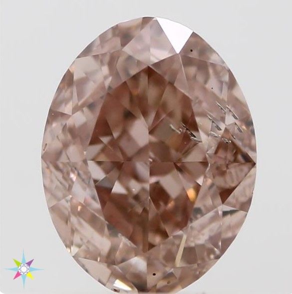 Loose Diamond - OVAL 0.6ct Fancy Brownish Orangey Pink SI2: Loose Diamond - OVAL 0.6ct Fancy Brownish Orangey Pink SI2 Source: Natural Shape: OVAL Carats: 0.6 Color: Fancy Brownish Orangey Pink Certification: GIA Video: Video Link The Diamond Depot