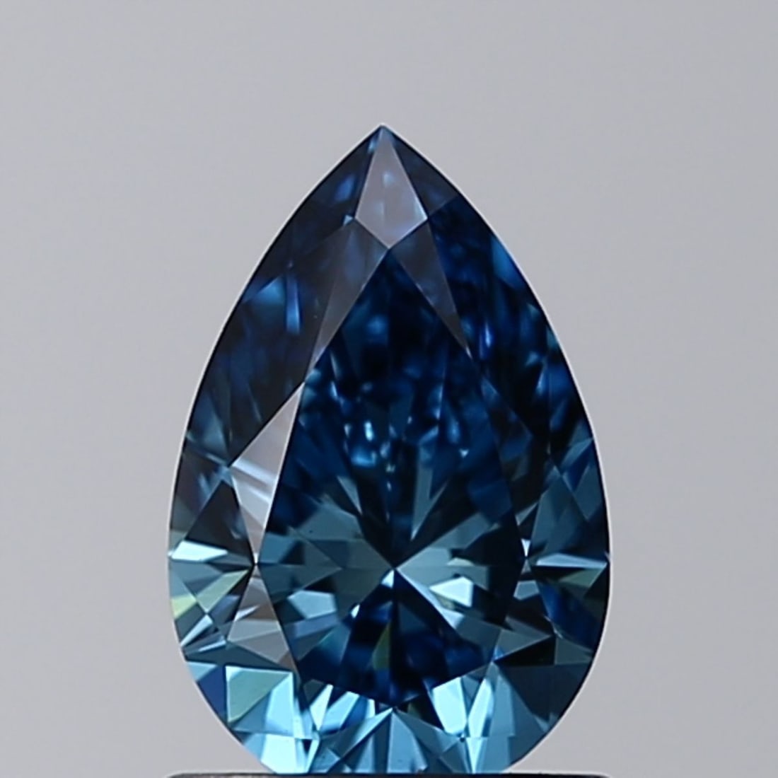 Loose Diamond - PEAR 0.9ct Fancy Vivid Blue VS1 (1 of 1)