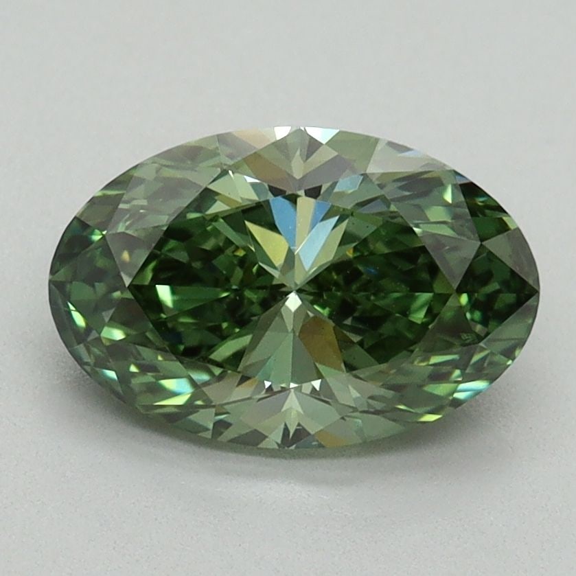 Loose Diamond - OVAL 1.7ct Fancy Vivid Green VS2 (1 of 1)