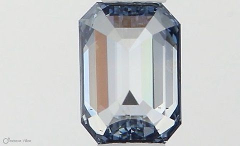 Loose Diamond - EMERALD 0.32ct Fancy Intense Blue SI1 (1 of 1)