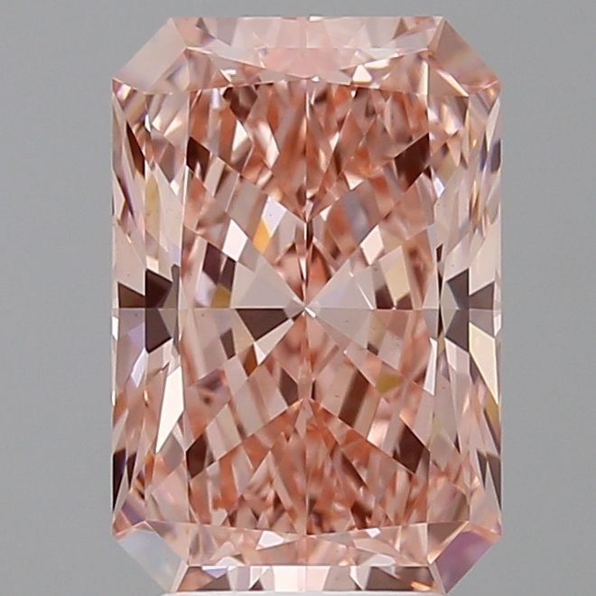 Loose Diamond - RADIANT 3.56ct Fancy Vivid Pink VS1 (1 of 1)